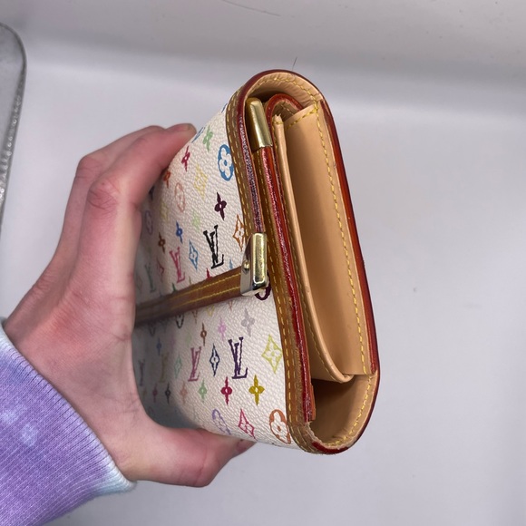 Louis Vuitton x Takashi Murakami Multicolor Monogram International Wallet - Picture 6 of 16